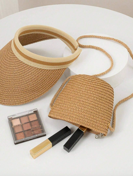 Solskinn Duo – Visor og Mini Strandveske