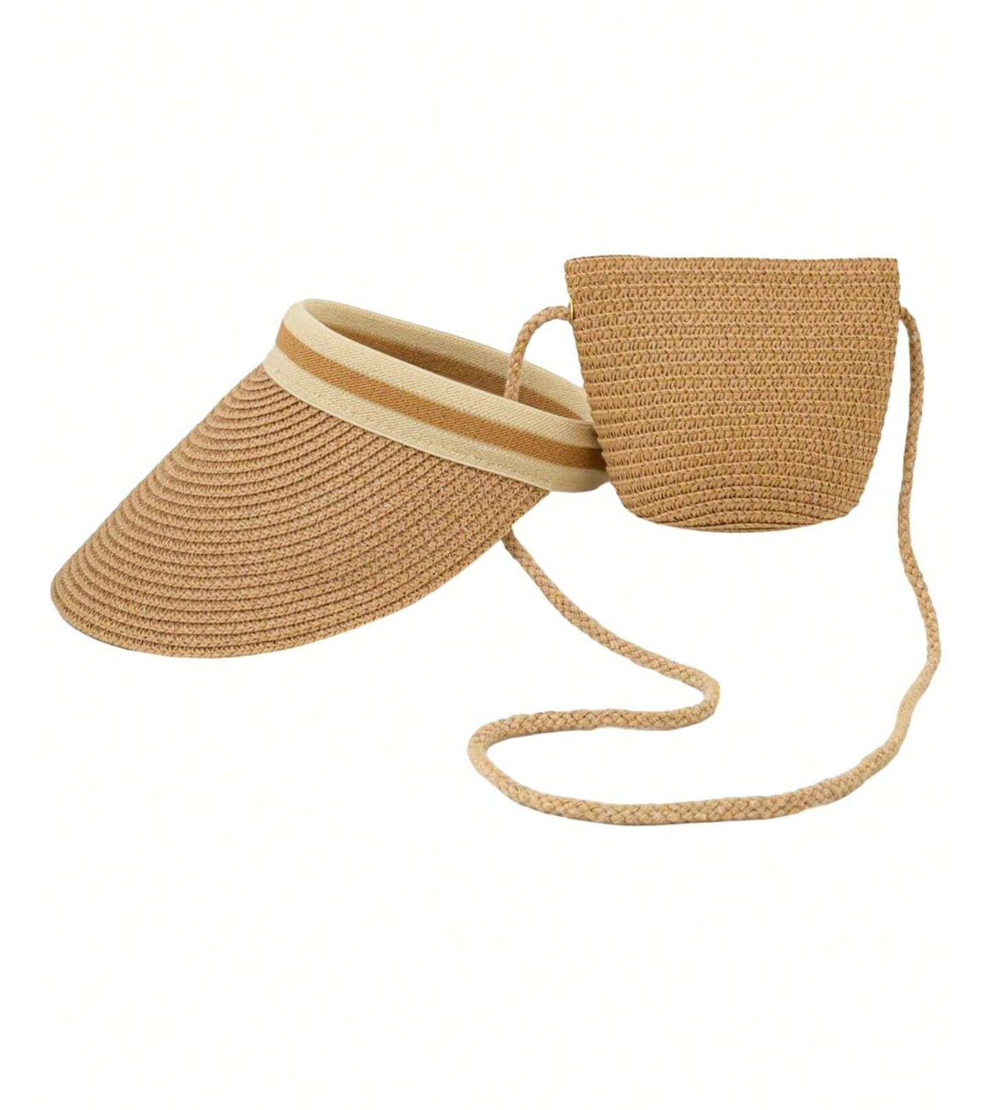 Solskinn Duo – Visor og Mini Strandveske