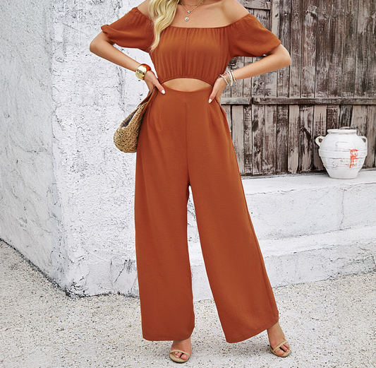 Vibrant Orange Jumpsuit