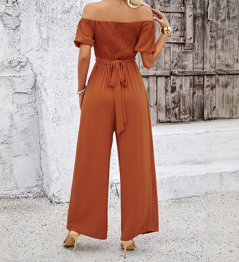 Vibrant Orange Jumpsuit