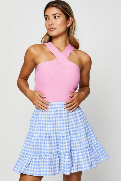 Lina Checkered Mini