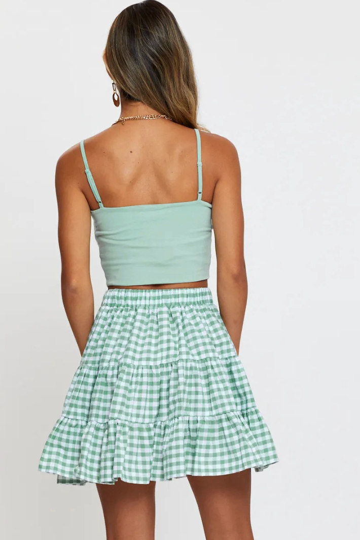 Lina Checkered Mini