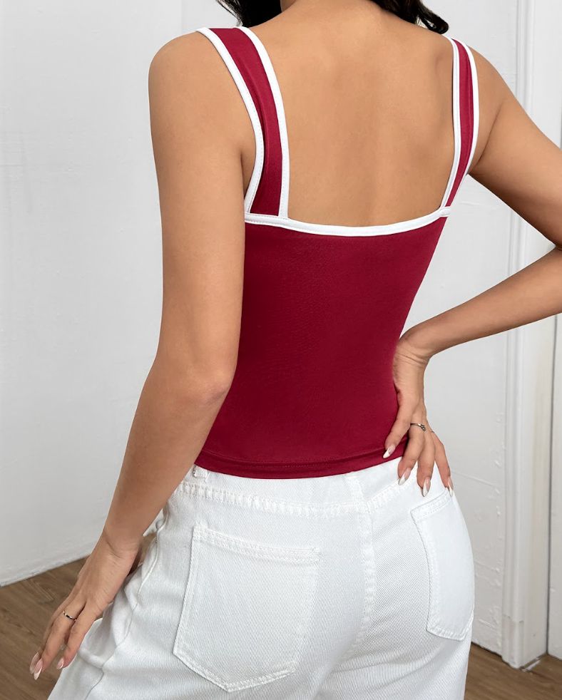 Sporty Red Topp