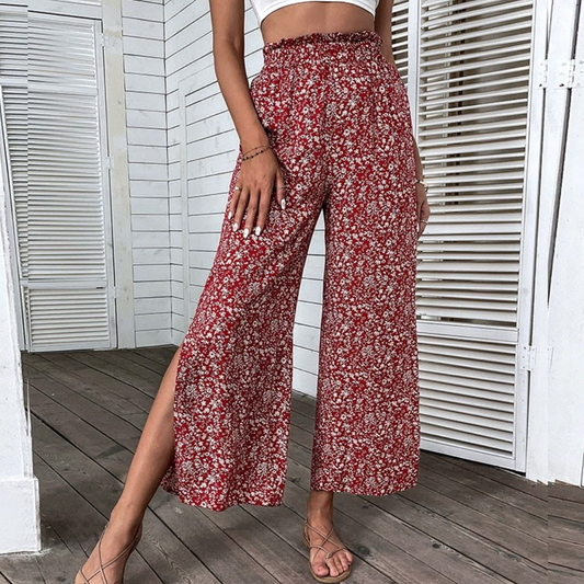 Flora Side-Slit Bukse