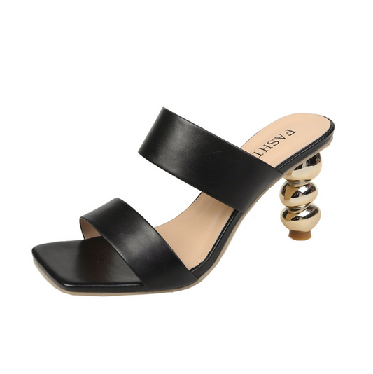 Stella Gold Heels