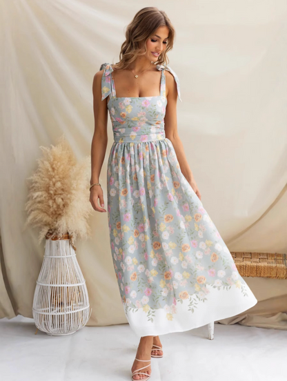 Shoulder Tie Maxi – Ankellang Sommerkjole