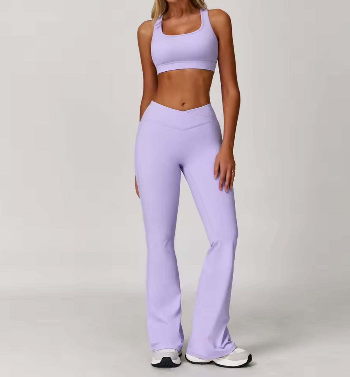 Fleksibelt Activewear Sett - Lilla