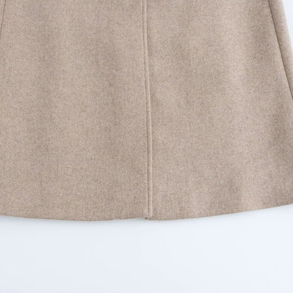 Divora Luxe Coat – Elegant Kåpe med Pelsfôr